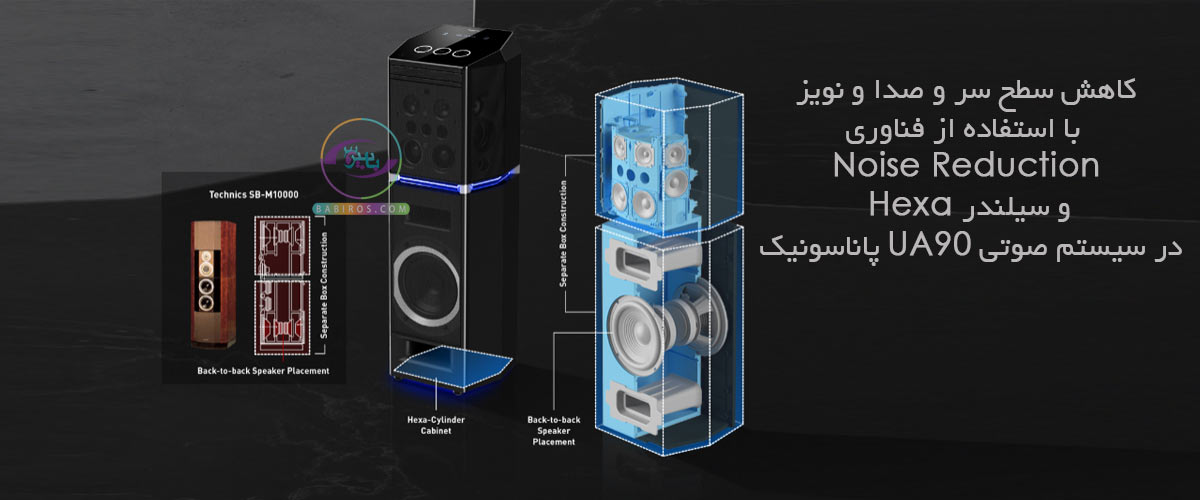 فناوری noise reduction سیستم صوتی ua90