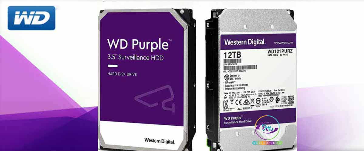 هارد دیسک اینترنال 12 ترابایت Purple وسترن دیجیتال
