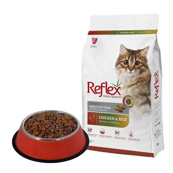 غذای خشک 15 کیلوگرمی گربه رفلکس Chicken & Rice