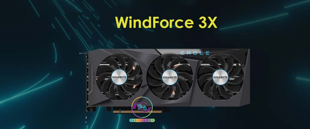 کارت گرافیک RX 6700 گیگابلیت مجهز به سیستم خنک کننده WindForce 3X